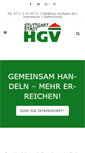Mobile Screenshot of hgv-stuttgart.de